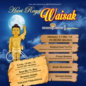 Rangkaian Acara Waisak Mudita Center Rangkaian Acara Waisak Mudita Center