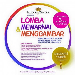 Lomba Mewarnai Menggambar jelang Waisak